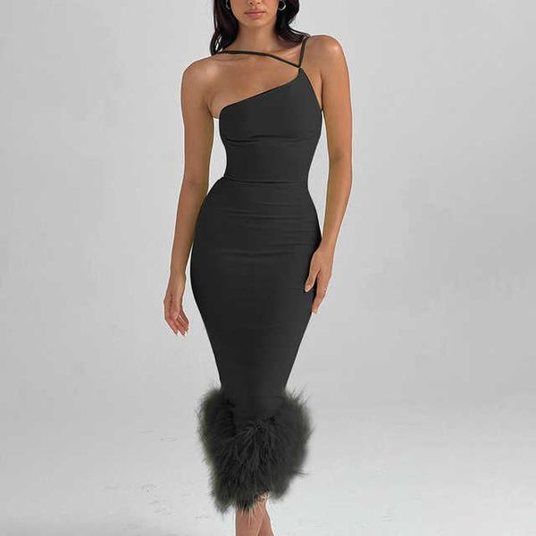 knitting dress for women 2023 new vintage feathers trumpet mermaid midi dress chic slim diagonal collar evening dresses, Black;gray
knitting dress for women 2023 new vintage feathers trumpet mermaid midi dress chic slim diagonal collar evening dresses, Black;gray