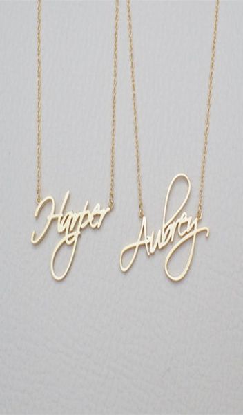 name necklace personalized gift customized pendant cursive handwriting stainless steel chain custom women fashion jewelry 2018 x917431406, Silver
name necklace personalized gift customized pendant cursive handwriting stainless steel chain custom women fashion jewelry 2018 x917431406, Silver