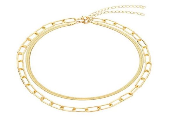 chains 18k gold plating layered necklace layering paperclip chain choker gift for women clavicle6949647, Silver
chains 18k gold plating layered necklace layering paperclip chain choker gift for women clavicle6949647, Silver