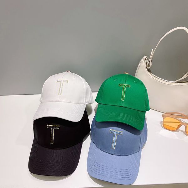 

Casual Ball Caps Designer Summer Cap Patchwork Letter Hats Adjustable Dome for Woman 4 Color Sports Hat, C1