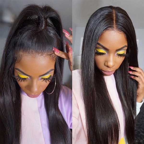 straight wig 26 inch lace front wig brazilian lace front human hair wigs for black women remy lace closure wig, Black;brown
straight wig 26 inch lace front wig brazilian lace front human hair wigs for black women remy lace closure wig, Black;brown
