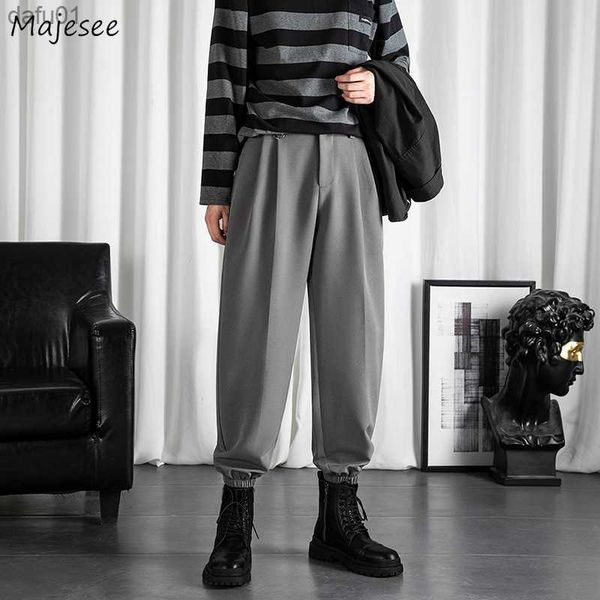 men casual pants simple solid large size s-3xl harem trousers male bundle ankle-length baggy fashion handsome harajuku male chic l230520, Black
men casual pants simple solid large size s-3xl harem trousers male bundle ankle-length baggy fashion handsome harajuku male chic l230520, Black