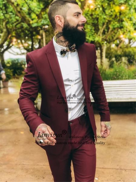 blazers fashion burgundy men's suit 2pieces jacket pants groom wedding tuxedo for groomsmen traje hombre male blazer terno masculino, White;black
blazers fashion burgundy men's suit 2pieces jacket pants groom wedding tuxedo for groomsmen traje hombre male blazer terno masculino, White;black
