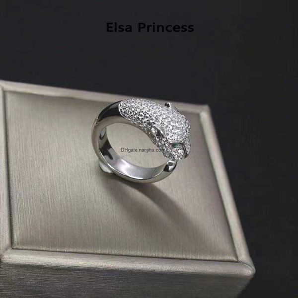 designer luxury cait brand tier leopard head with finger opening adjustable banquet shining diamond ring personality high end atmosphere uni, Silver
designer luxury cait brand tier leopard head with finger opening adjustable banquet shining diamond ring personality high end atmosphere uni, Silver