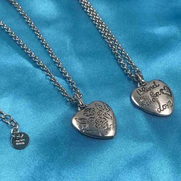 20% off 2023 new designer jewelry bracelet necklace ring ancient family's same fearless blind for love carved heart pendant small fresh, Silver
20% off 2023 new designer jewelry bracelet necklace ring ancient family's same fearless blind for love carved heart pendant small fresh, Silver