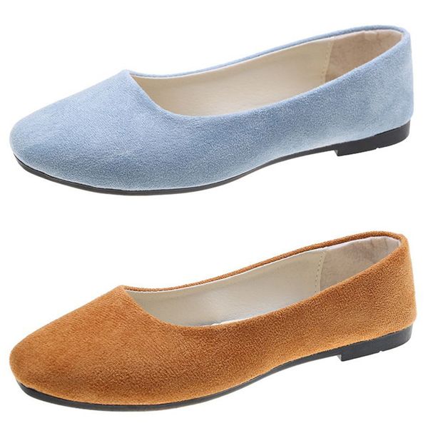 fashionable candy colored flat bottomed work shoes brown comfortable suede cloth faced women's shoes, student shoes, Black
fashionable candy colored flat bottomed work shoes brown comfortable suede cloth faced women's shoes, student shoes, Black