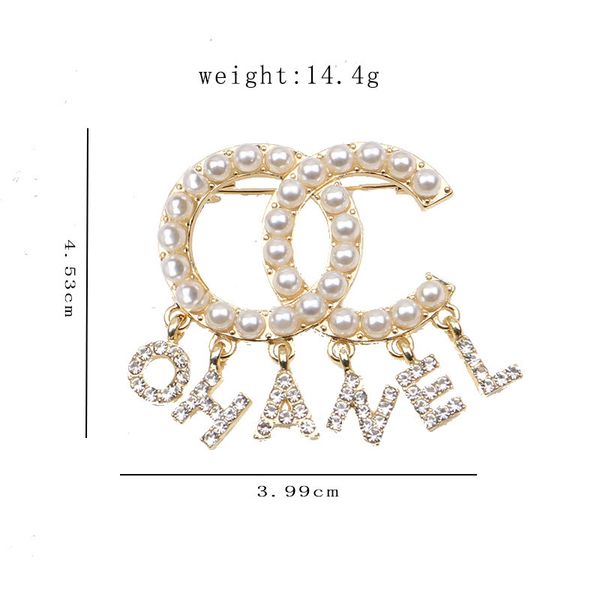 luxury brand designer double letter pins brooches women gold silver crysatl pearl rhinestone cape buckle brooch suit pin wedding party jewer, Gray
luxury brand designer double letter pins brooches women gold silver crysatl pearl rhinestone cape buckle brooch suit pin wedding party jewer, Gray