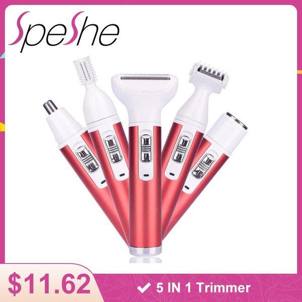 epilator speshe 5 in 1 trimmer face hair removal shave eyebrow female bikini epilator usb rechargeable nose hair trimmer remover cleaner
epilator speshe 5 in 1 trimmer face hair removal shave eyebrow female bikini epilator usb rechargeable nose hair trimmer remover cleaner