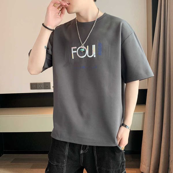 short sleeved t-shirt for men's summer 2023 new trendy brand loose and thin ice silk front shoulder half sleeved t-shirt upper garment, White;black
short sleeved t-shirt for men's summer 2023 new trendy brand loose and thin ice silk front shoulder half sleeved t-shirt upper garment, White;black