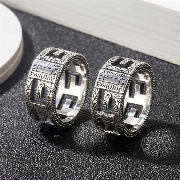 designer jewelry bracelet necklace square hollow out engraved pattern woven wide sterling couple ring high quality, Silver
designer jewelry bracelet necklace square hollow out engraved pattern woven wide sterling couple ring high quality, Silver