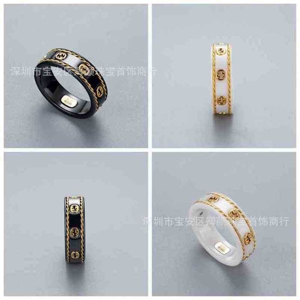 2023 new designer jewelry bracelet necklace ring sterling 925 gold plated embroidered planet black white ceramic couple's, Silver
2023 new designer jewelry bracelet necklace ring sterling 925 gold plated embroidered planet black white ceramic couple's, Silver