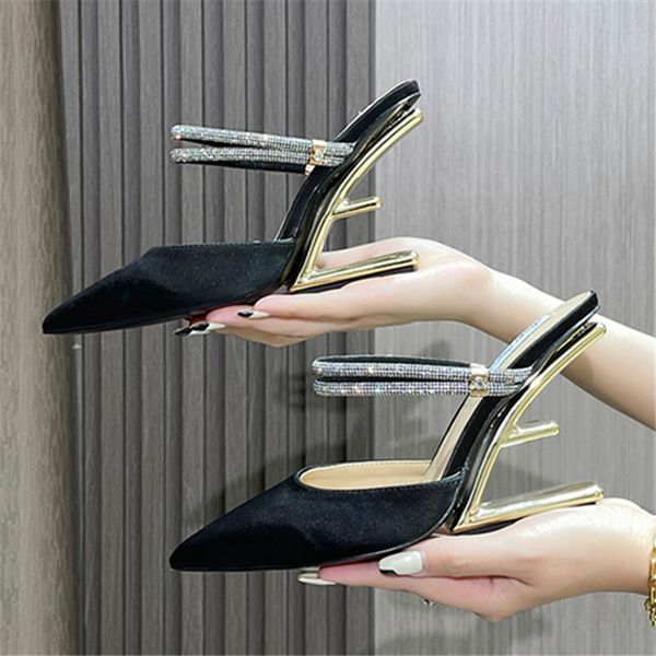 pointed toe women sandals black satin strange high heels prom wedding dress pumps valentine shoes bride wedges designer slippers
pointed toe women sandals black satin strange high heels prom wedding dress pumps valentine shoes bride wedges designer slippers