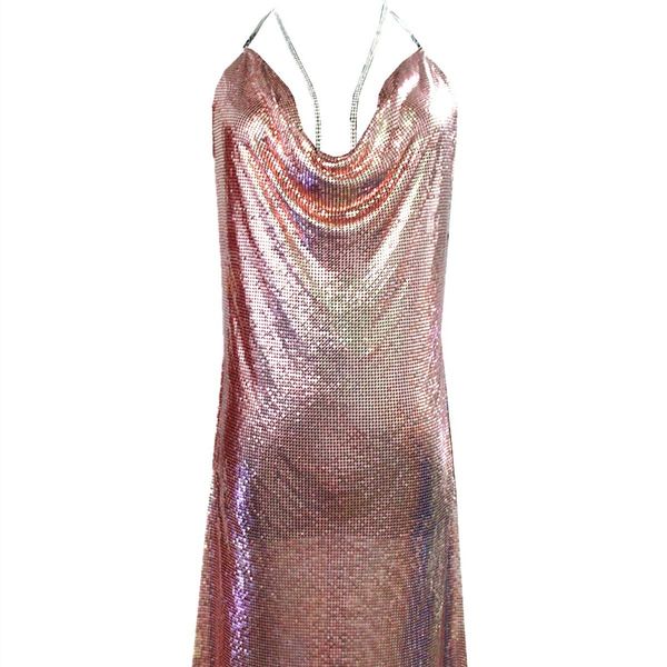 dresses party dress for women spaghetti strap club skirt champagne gold metal mesh 2021 new vestidos, Black;gray
dresses party dress for women spaghetti strap club skirt champagne gold metal mesh 2021 new vestidos, Black;gray