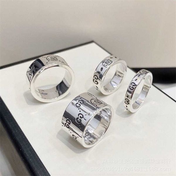 2023 new designer jewelry bracelet necklace ring skeleton ring 925 men's women's elf couple pair narrow tail, Silver
2023 new designer jewelry bracelet necklace ring skeleton ring 925 men's women's elf couple pair narrow tail, Silver