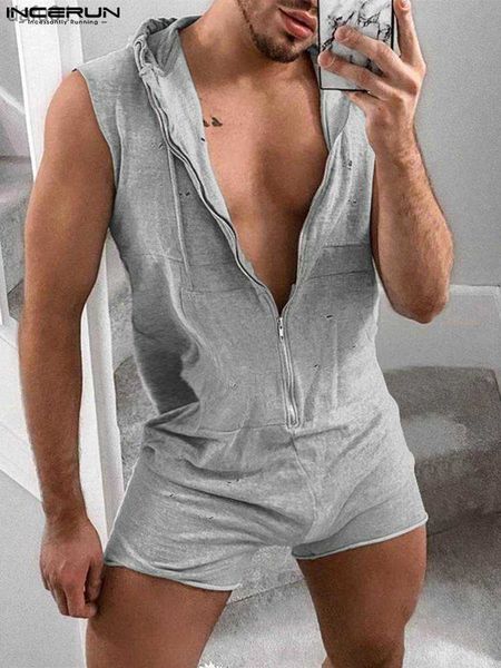 men's pants men rompers 2023 hooded sleeveless solid streetwear zipper pockets casual jumpsuits workout fitness men overalls s-5xl ince, Black
men's pants men rompers 2023 hooded sleeveless solid streetwear zipper pockets casual jumpsuits workout fitness men overalls s-5xl ince, Black