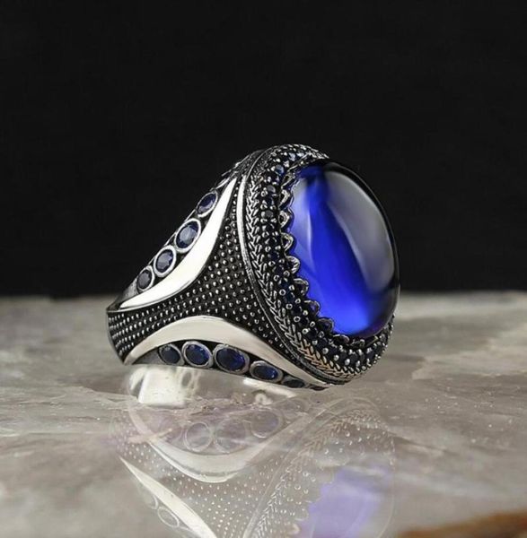 wedding rings retro handmade turkish signet for men women ancient silver color carved ring inlaid blue zircon punk motor biker1265221, Slivery;golden
wedding rings retro handmade turkish signet for men women ancient silver color carved ring inlaid blue zircon punk motor biker1265221, Slivery;golden