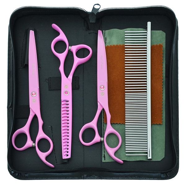 salon purple dragon 7.0" pink professional pets dogs grooming curved scissors kit haircut shears set japan 440c animals tesoura b0036b
salon purple dragon 7.0" pink professional pets dogs grooming curved scissors kit haircut shears set japan 440c animals tesoura b0036b