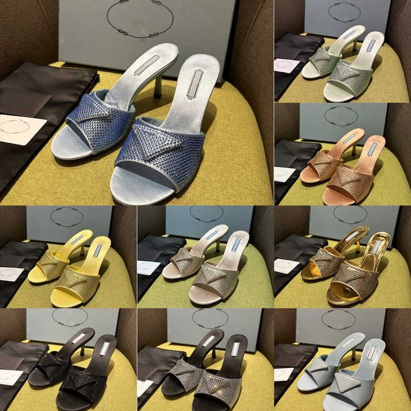 summer 2023 new crystal diamond slippers iconic triangle logo square head high heels stiletto pump women's sandals wedding party shoes, Black
summer 2023 new crystal diamond slippers iconic triangle logo square head high heels stiletto pump women's sandals wedding party shoes, Black