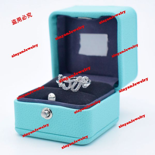 designer luxury diamond ring woman fashion silver love ring couple jewelry gift with box, Golden;silver
designer luxury diamond ring woman fashion silver love ring couple jewelry gift with box, Golden;silver