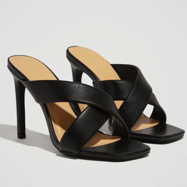 2023 new sandals womens summer leisure foreign trade sandals slim high heels large size comfortable slippers, Black
2023 new sandals womens summer leisure foreign trade sandals slim high heels large size comfortable slippers, Black