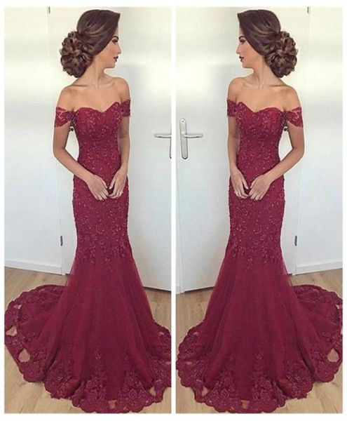 charming burgundy prom dresses off the shoulder mermaid robe de soiree appliques beaded long formal evening gowns party wear7327169, Black
charming burgundy prom dresses off the shoulder mermaid robe de soiree appliques beaded long formal evening gowns party wear7327169, Black