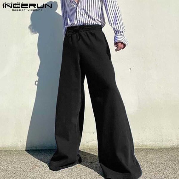 men's pants fashion men wide leg pants joggers streetwear 2023 drawstring casual long trousers men solid color loose pantalon s-5xl inc, Black
men's pants fashion men wide leg pants joggers streetwear 2023 drawstring casual long trousers men solid color loose pantalon s-5xl inc, Black