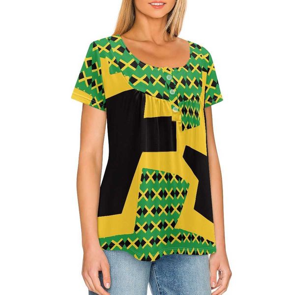 jamaica clothing customized women's blouses shirts wholesale jamaica flag design women shirts blouses and xq, White
jamaica clothing customized women's blouses shirts wholesale jamaica flag design women shirts blouses and xq, White