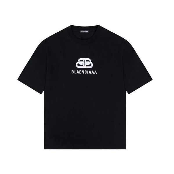 high version 23ss paris bb lock button letter printed short sleeved trendy label loose fitting round neck t-shirt for both men and women, White;black
high version 23ss paris bb lock button letter printed short sleeved trendy label loose fitting round neck t-shirt for both men and women, White;black