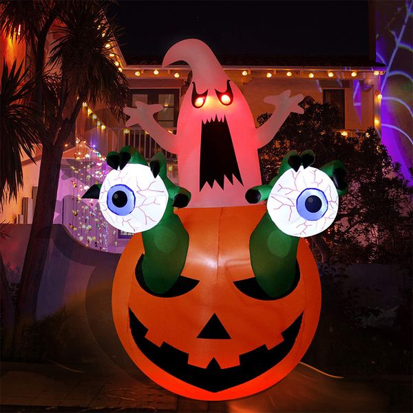 customized wholesale factory price giant outdoor halloween party decoration inflatable pumpkin white ghost with led light
customized wholesale factory price giant outdoor halloween party decoration inflatable pumpkin white ghost with led light