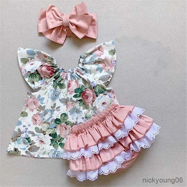 clothing sets baby girl summer clothes set fashion newborn infant floral short flying sleeve shorts bow headband for outfits, White
clothing sets baby girl summer clothes set fashion newborn infant floral short flying sleeve shorts bow headband for outfits, White