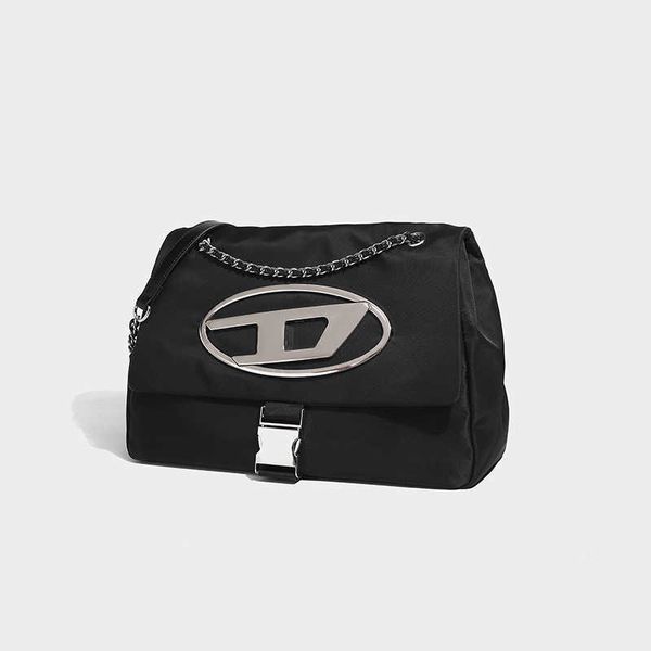 

Fabric High Suitcase Niche Design and Grade Nylon Bag Chain Underarm Dinner Dingdang Handheld One Shoulder Crossbody Casual Tote, Black9