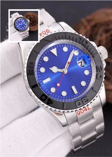 

Classic men's mechanical movement watch 40MM 44MM stainless steel deep blue dial sapphire waterproof folding strap montre de luxe dhgat