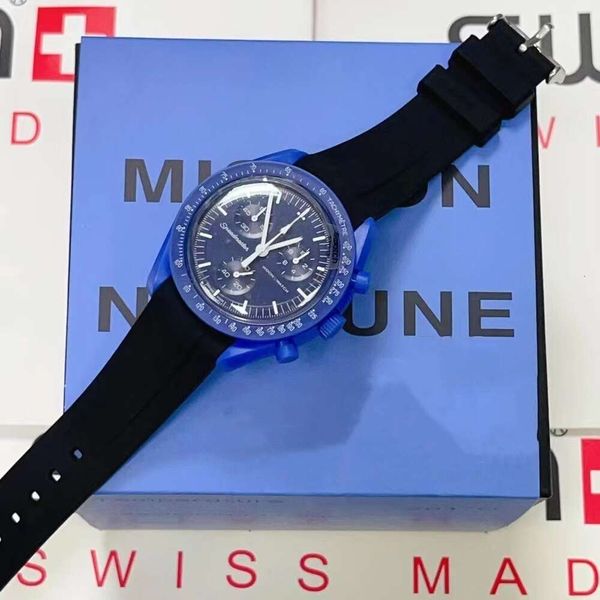 Bioceramic Planet Moon Mens Watches High Quality Full Function Chronograph Designer Watches Mission To Mercury 42mm Nylon Watches Quartz Clock Relogio Masculinos
Bioceramic Planet Moon Mens Watches High Quality Full Function Chronograph Designer Watches Mission To Mercury 42mm Nylon Watches Quartz Clock Relogio Masculinos