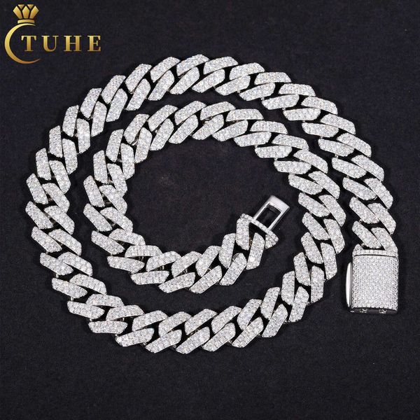 Rappers Fashion Gift Jewelry 14Mm White Gold Plated Sterling Sier VVS Moissanite Diamond Iced Out Cuban Link Chain
Rappers Fashion Gift Jewelry 14Mm White Gold Plated Sterling Sier VVS Moissanite Diamond Iced Out Cuban Link Chain