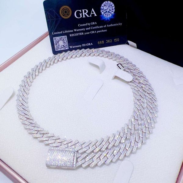 Hip Hop Jewelry Iced Out Fashion Link Necklace 10Mm Solid Sier Miami Moissanite Cuban Chain For Men Women
Hip Hop Jewelry Iced Out Fashion Link Necklace 10Mm Solid Sier Miami Moissanite Cuban Chain For Men Women