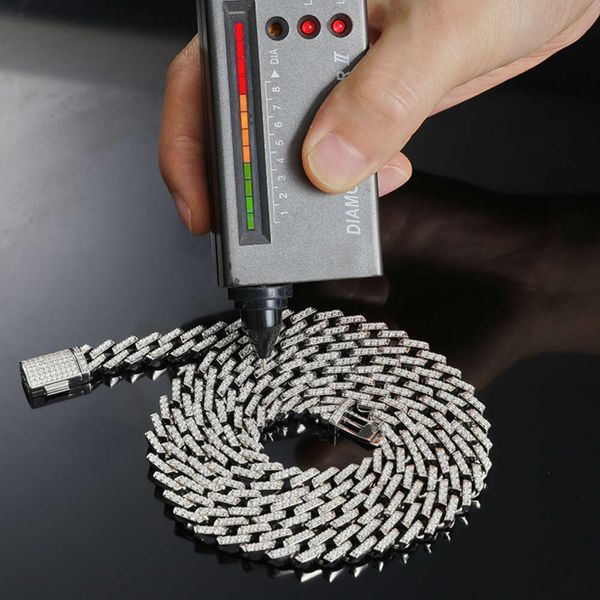 AAA GEMS 10Mm Solid Gold Plated Sterling Sier Vvs1 Moissanite Diamond Cuban Link Chain Necklace
AAA GEMS 10Mm Solid Gold Plated Sterling Sier Vvs1 Moissanite Diamond Cuban Link Chain Necklace