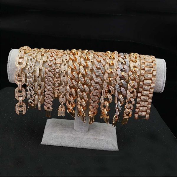 Exclusive Design Ready To Ship Micro Pave Cz Hip Hop Bling Lab Diamond Iced Out Bracelet
Exclusive Design Ready To Ship Micro Pave Cz Hip Hop Bling Lab Diamond Iced Out Bracelet