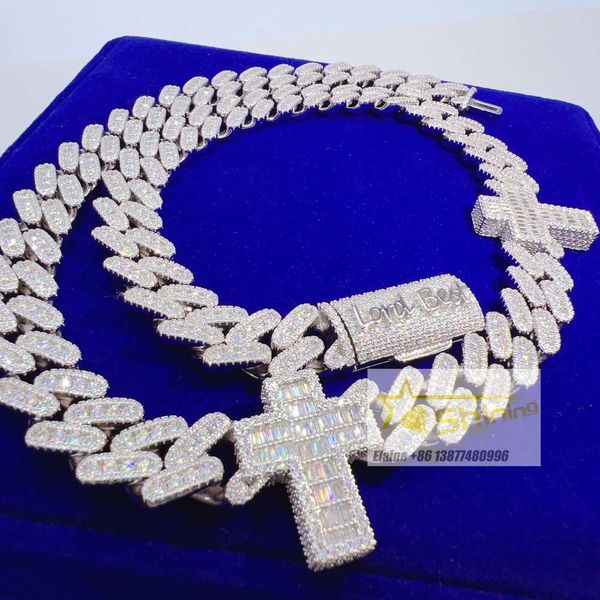 Customize Necklace Hip Hop Fine Jewelry Pass Tester Vvs Moissanite Iced Out Diamond Sier Cuban Link Chain
Customize Necklace Hip Hop Fine Jewelry Pass Tester Vvs Moissanite Iced Out Diamond Sier Cuban Link Chain