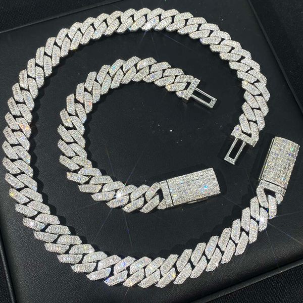 Rapper Popular Design Baguette Diamond Bracelet S Moissanite Jewelry Set Cuban Link Chain Necklace
Rapper Popular Design Baguette Diamond Bracelet S Moissanite Jewelry Set Cuban Link Chain Necklace