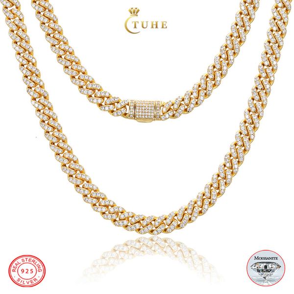 Custom Iced Out 8Mm Sterling Sier Pass Tester VVS Moissanite Diamond Miami Cuban Link Chain For Women
Custom Iced Out 8Mm Sterling Sier Pass Tester VVS Moissanite Diamond Miami Cuban Link Chain For Women