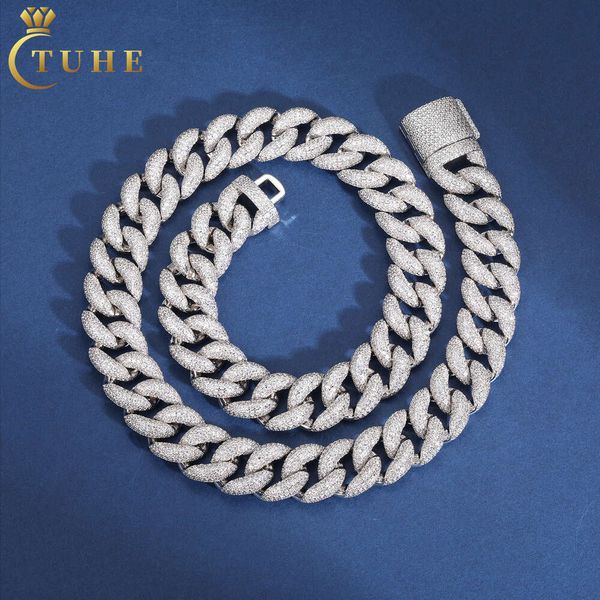 Mossanite Hip Hop Jewelry 16Mm Sterling Sier VVS Moissanite Diamond Iced Out Cuban Link Chain Necklace For Men
Mossanite Hip Hop Jewelry 16Mm Sterling Sier VVS Moissanite Diamond Iced Out Cuban Link Chain Necklace For Men