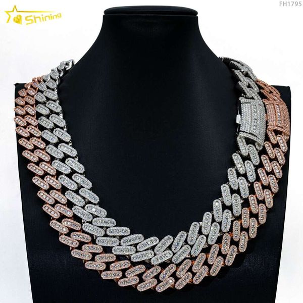 Hip Hop Jewelry 12Mm 13Mm15mm VVS Baguette Diamond Miami Sier Men Necklace Moissanite Cuban Link Chain
Hip Hop Jewelry 12Mm 13Mm15mm VVS Baguette Diamond Miami Sier Men Necklace Moissanite Cuban Link Chain