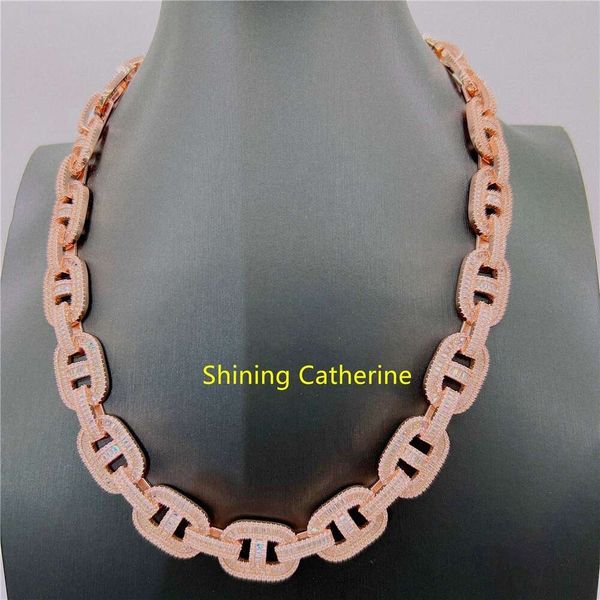GRA Certified 15Mm Baguette Moissanite Diamond Solid Sier Cuban Link Chain Mens Hip Hop Necklace
GRA Certified 15Mm Baguette Moissanite Diamond Solid Sier Cuban Link Chain Mens Hip Hop Necklace