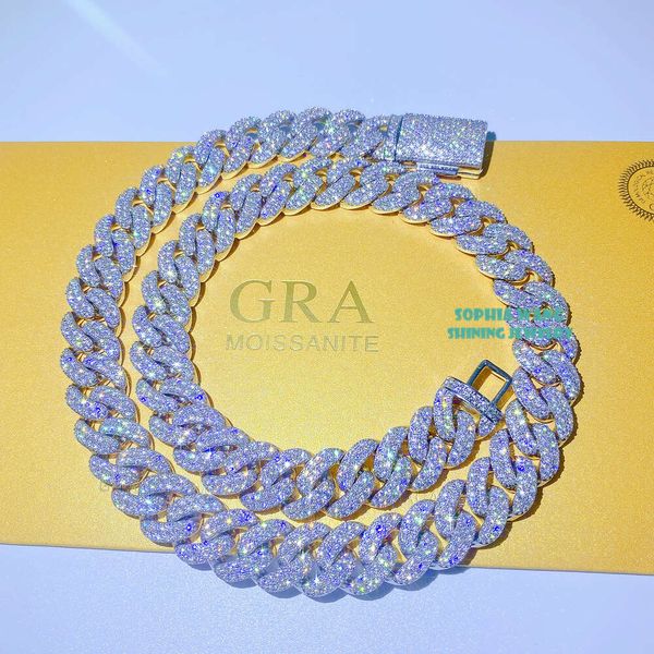 Iced Pass Tester Necklace 15Mm 2Row Heavy Moissanite Diamond Miami Cuban Link
Iced Pass Tester Necklace 15Mm 2Row Heavy Moissanite Diamond Miami Cuban Link