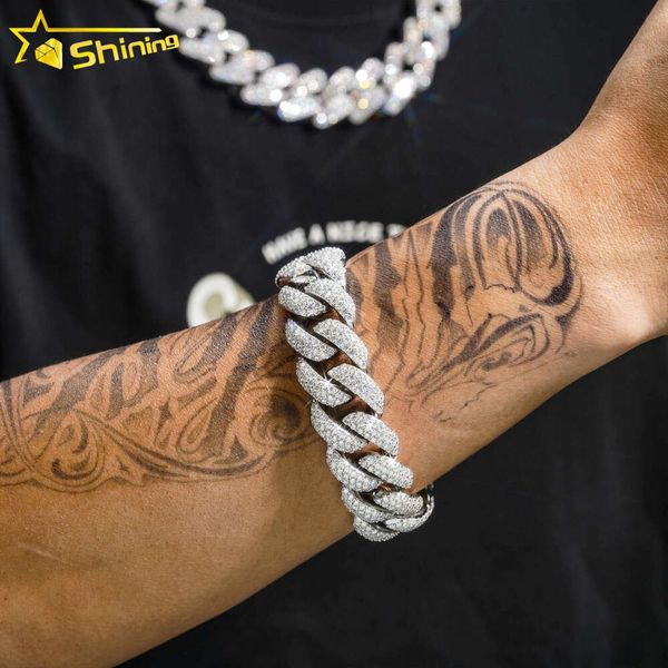 High Quality Sterling Sier Jewelry 20Mm Width Iced Out Moissanite Chain Diamond Cuban Link
High Quality Sterling Sier Jewelry 20Mm Width Iced Out Moissanite Chain Diamond Cuban Link