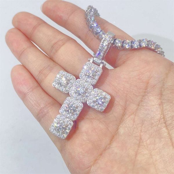 Wholesale Hot Selling Bling Iced Out Vvs Moissanite Big Diamond Cross Necklace Pendant
Wholesale Hot Selling Bling Iced Out Vvs Moissanite Big Diamond Cross Necklace Pendant