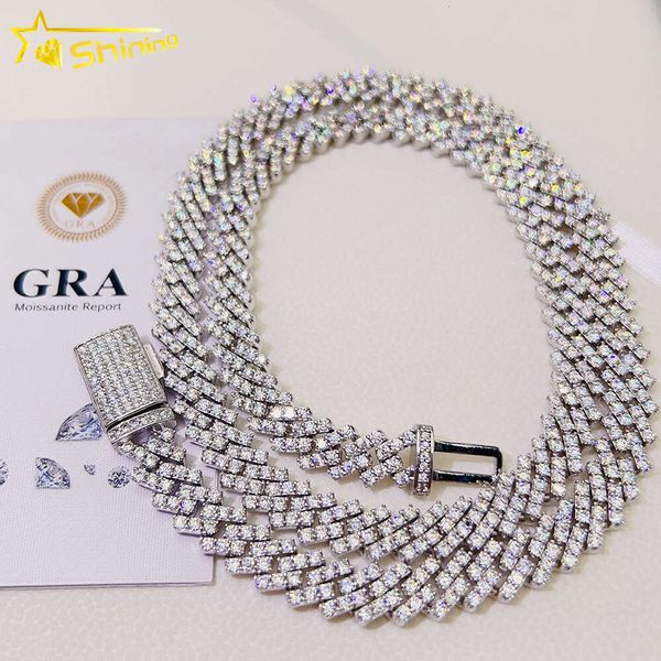 Hip Hop Jewelry 13Mm Cuban Chain Necklace Gold Plated Iced Out D Moissanite Diamond Cuban Link
Hip Hop Jewelry 13Mm Cuban Chain Necklace Gold Plated Iced Out D Moissanite Diamond Cuban Link