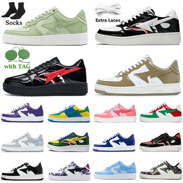 Lace-up Stas Sk8 Sta Designer Casual Shoes Womens Mens sneakers Shoe Patent Leather Black Color Camo Combo Pink Abc Camos Blue Grey Orange Green Bapedstaes platform, C19 pastel pink 36-40
Lace-up Stas Sk8 Sta Designer Casual Shoes Womens Mens sneakers Shoe Patent Leather Black Color Camo Combo Pink Abc Camos Blue Grey Orange Green Bapedstaes platform, C19 pastel pink 36-40