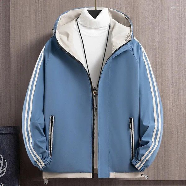 

Mens Hoodies Fashion Jacket Thin Spring And Autumn Korean Version Slim Fitting Hooded Youth Casual, 01_color