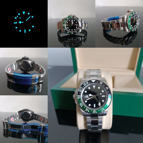Mens Watch 40mm Black Dial Automatic Watch Mechanical Watch Stainless Steel Green Black Ceramic Sapphire Watch Designer Watch Montre De Luxe watch root beer
Mens Watch 40mm Black Dial Automatic Watch Mechanical Watch Stainless Steel Green Black Ceramic Sapphire Watch Designer Watch Montre De Luxe watch root beer
